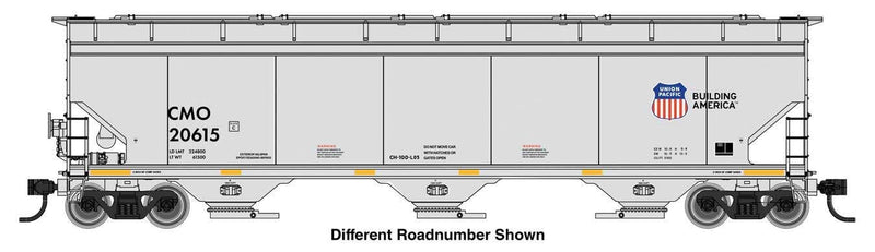 PREORDER Walthers Mainline HO 910-7747 60' NSC 5150 3-Bay Covered Hopper, Union Pacific