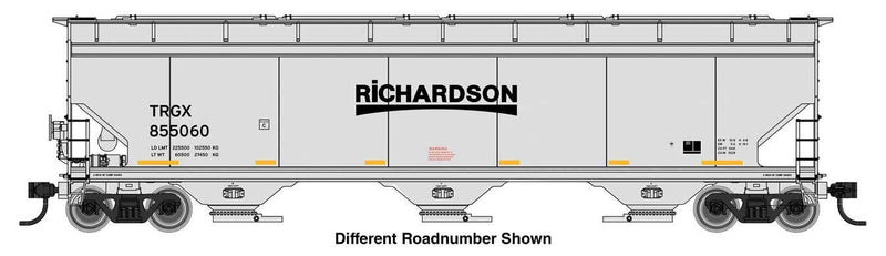 PREORDER Walthers Mainline HO 910-7754 60' NSC 5150 3-Bay Covered Hopper, Richardson