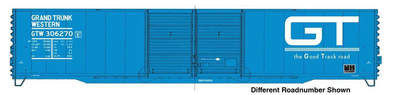 PREORDER Walthers Mainline HO 910-3408 60' Pullman-Standard Double Door Auto Parts Boxcar, Grand Trunk Western