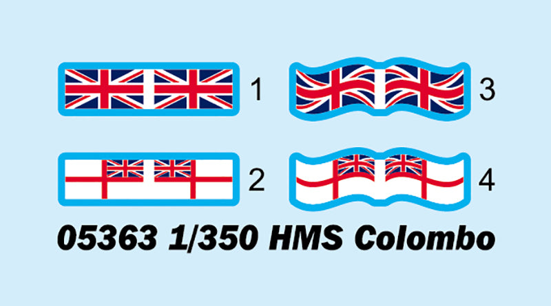 Trumpeter 05363 HMS Colombo 1:350