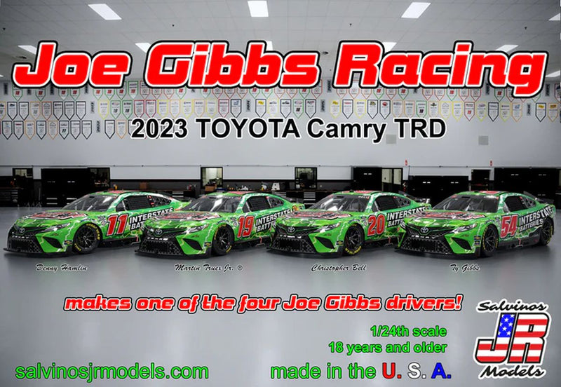 Salvino JR Models 31614 Joe Gibbs Racing 2023 Toyota Camry Interstate Batteries Mult