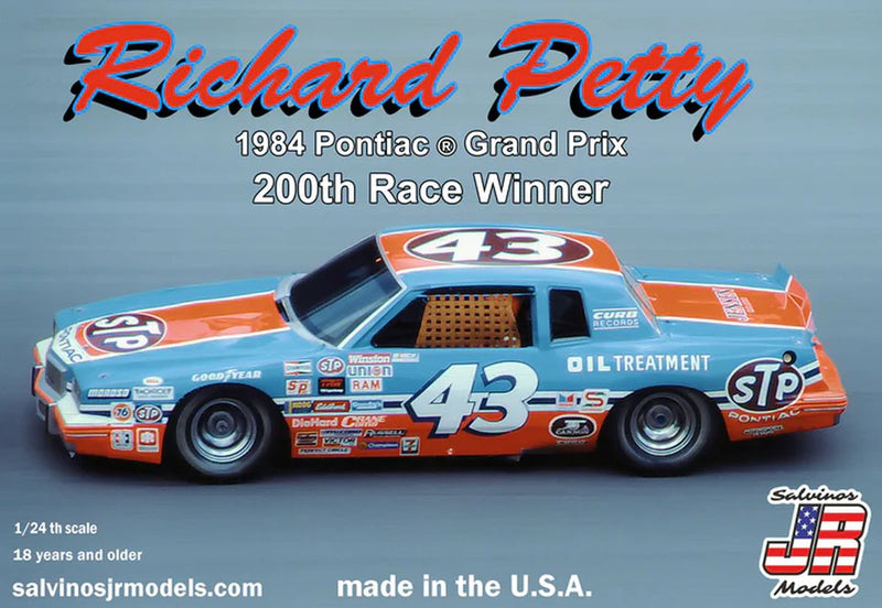 Salvino JR Models 34087 Richard Petty 1984 Pontiac Grand Prix 200 Race Winner