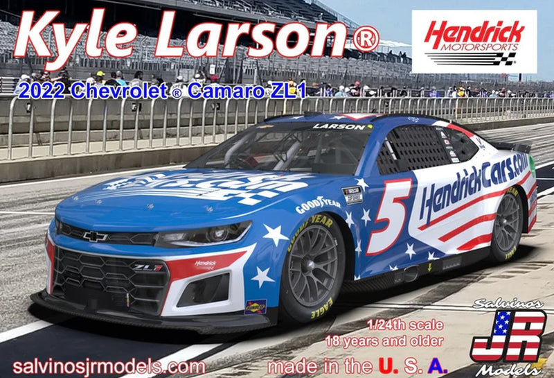 Salvino JR Models 34090 Hendrick Motorsports Kyle Larson 2022 Camaro- Patriotic