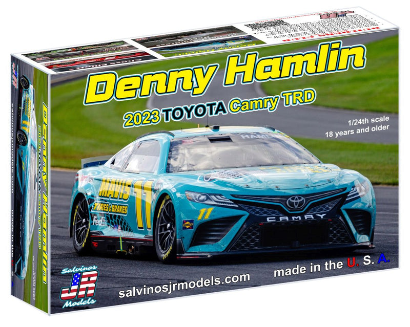 Salvinos JR Models 41301 Joe Gibbs Racing 2023 Denny Hamlin Toyota Camry Mavis