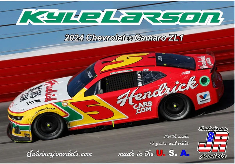 Salvinos JR Models 46134 Hendrick Motorsports 2024 Kyle Larson Camaro Darlington
