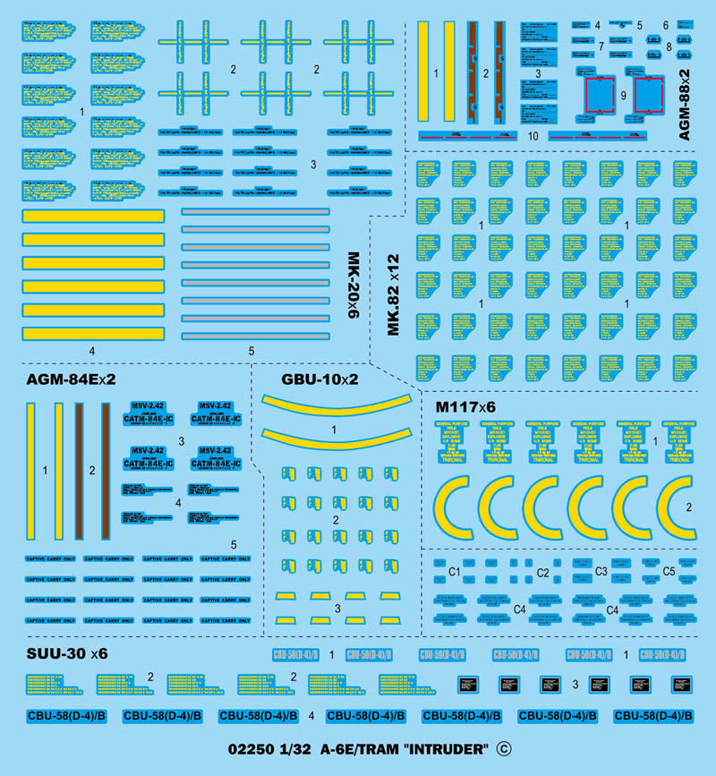 Trumpeter A-6E/TRAM "INTRUDER" 02250 1:32
