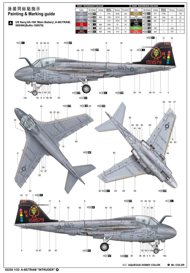 Trumpeter A-6E/TRAM "INTRUDER" 02250 1:32