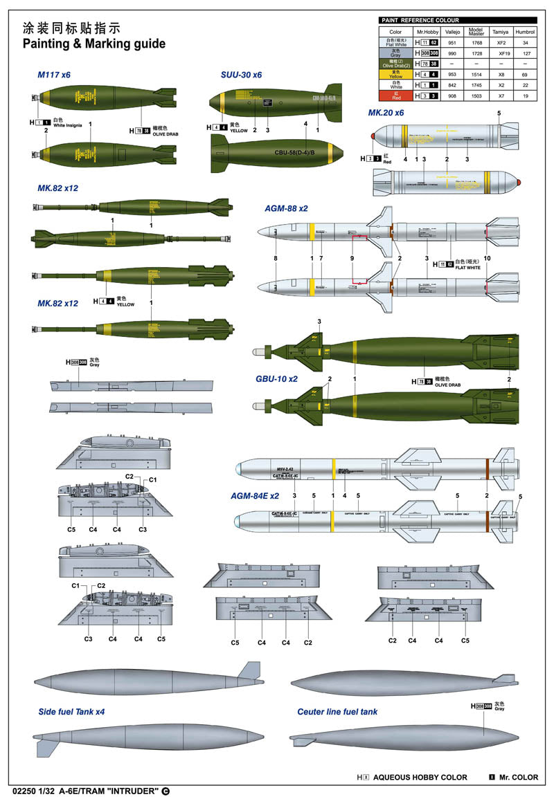 Trumpeter A-6E/TRAM "INTRUDER" 02250 1:32