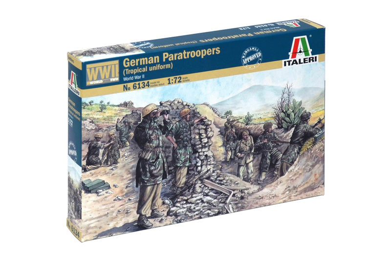 Italeri 6134 - SCALE 1 : 72 German Paratroop. (tropical)