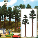Busch HO 6144 Pine Trees, 6-7/8 & 8-1/4" 17.5 & 21cm (2)