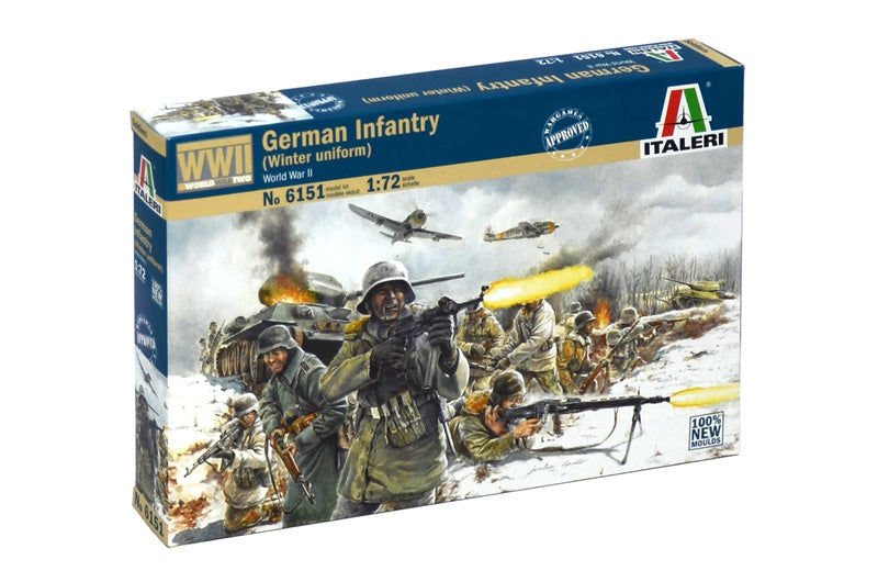 Italeri 6151 - SCALE 1 : 72 German Infantry (Winter uniform)