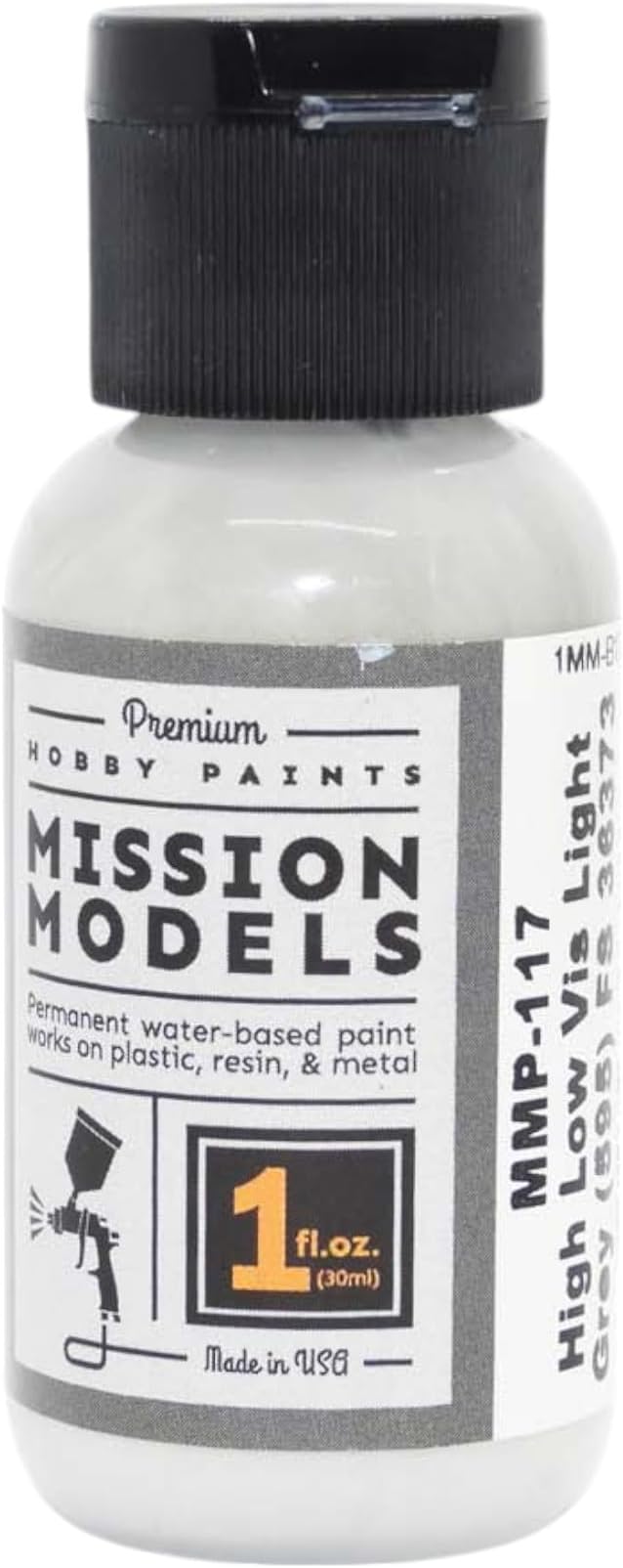 Mission Model 117 HIGH LOW VIS LGHT GREY