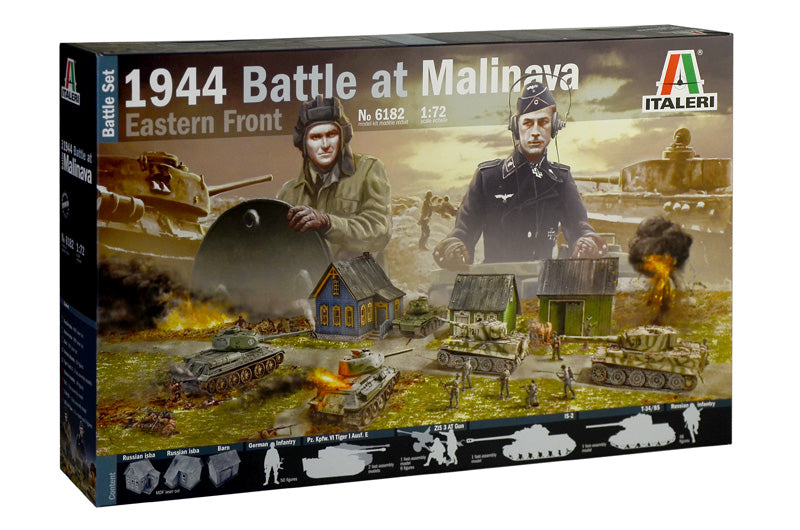 Italeri 6182 - SCALE 1 : 72 1944 BATTLE AT MALINAVA - BATTLE SET