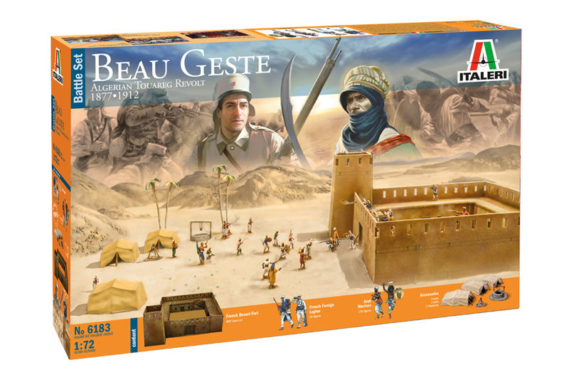 Italeri 6183 - SCALE 1 : 72 BEAU GESTE: Algerian Tuareg Revolt - BATTLE SET