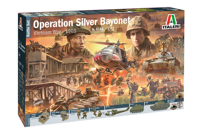 Italeri 6184 - SCALE 1 : 72 Operation Silver Bayonet - Vietnam War 1965 - BATTLE SET