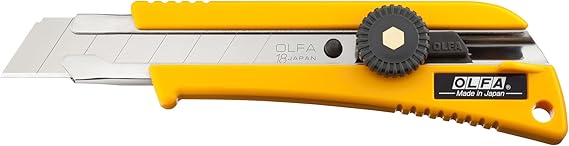 OLFA Classic HD Utility Knife w/Anti-Slip Grp (L-2)
