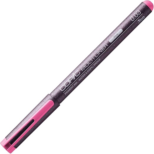 Copic Multiliner Ink Pen, Pink 0.03mm