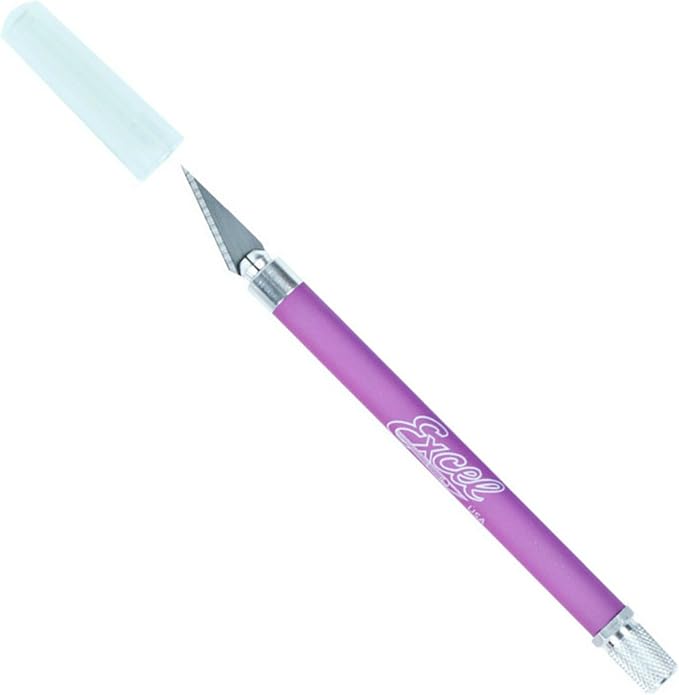 Excel Tools 16025 K18 GRIP-ON KNIFE PURPLE