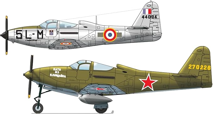 Dora Wings 1/144 Bell P-63A/C Kingcobra (2 in 1)