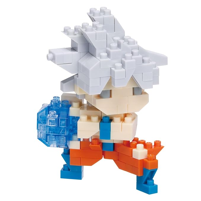 Nanoblock Character Collection Series Ultra Instinct Son Goku, "Dragon Ball Super"