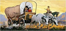 Glencoe 05402 1:48 COVERED WAGON W/FIG