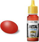Ammo Mig 0188 METALLIC RED 17ML