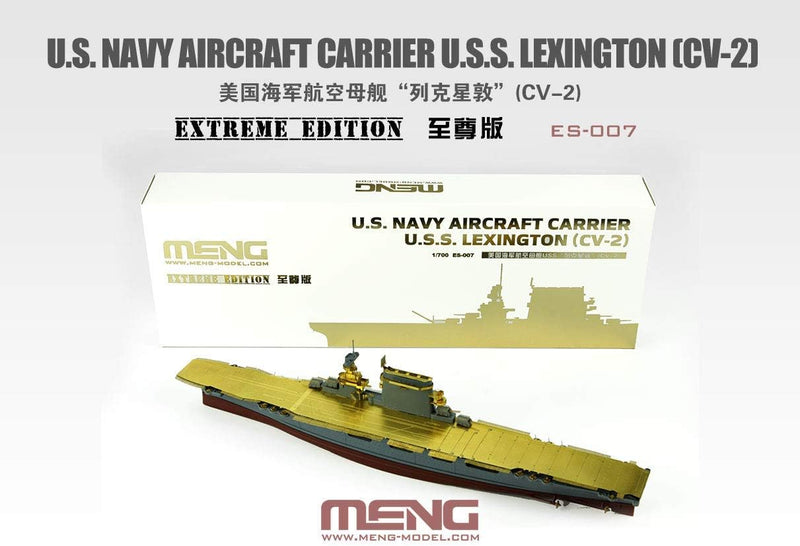 Meng-Model ES-007 U.S. Navy Aircraft Carrier U.S.S. Lexington (Cv-2) Extreme Edition 1:700