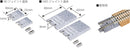 Kato 20-099 Roadbed Joiners -- Interface for Unitrack and Conventional Track on Cork Roadbed pkg(2), N Scale