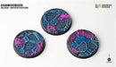 Gamers Grass Battle Ready Bases - Alien Infestation - Round 50mm (x3)