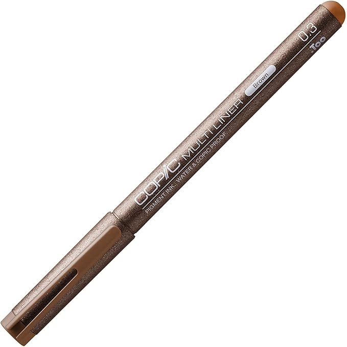 Copic Multiliner Ink Pen, Brown 0.3mm