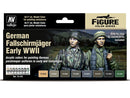 Vallejo Acrylic Paints 70185 Ger Fallschirmjager Paint Set (8-Pack)