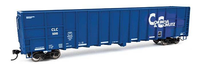 Walthers Mainline HO 6109 61' Wood Chip Gondola, Ready To Run, Columbia & Cowlitz Rwy