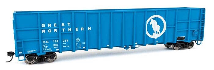 Walthers Mainline HO 6113 61' Wood Chip Gondola, Ready To Run, Great Northern