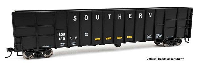 Walthers Mainline HO 6124 61' Wood Chip Gondola, Ready To Run, Southern Railway