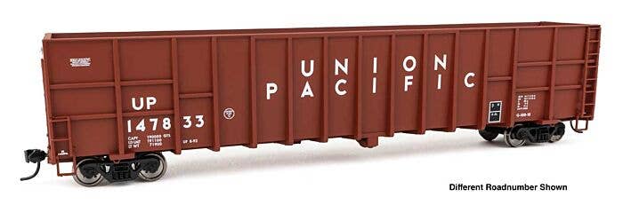 Walthers Mainline HO 6126 61' Wood Chip Gondola, Ready To Run, Union Pacific