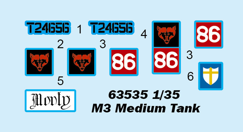 I Love Kit 63535 1:35 M3 Grant Medium Tank