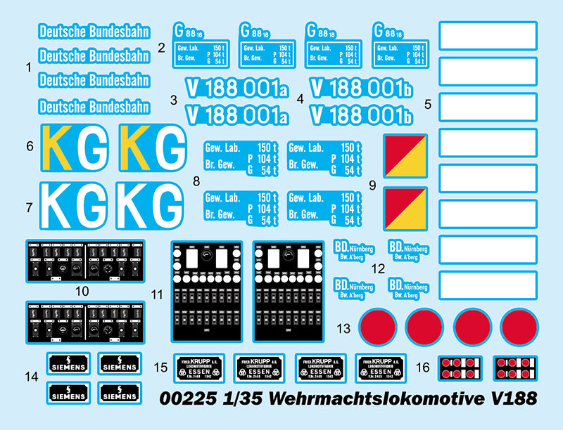 Trumpeter Wehrmachtslokomotive V188 00225 1:35