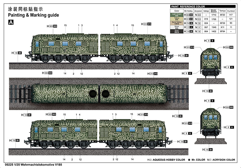 Trumpeter Wehrmachtslokomotive V188 00225 1:35