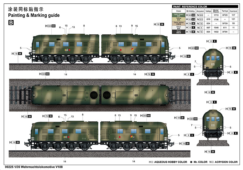 Trumpeter Wehrmachtslokomotive V188 00225 1:35