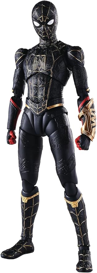 Bandai Spirits S.H.Figuarts Spider-Man (Black & Gold Suit) Special Set 'Spider-Man: No Way Home'
