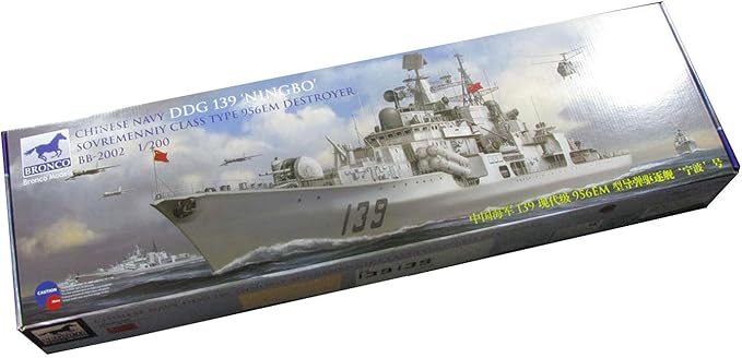 Bronco Models 1/200 Chinese Navy DDG 138 TAIZHOU Sovremenniy Class Type 956EM Destroyer