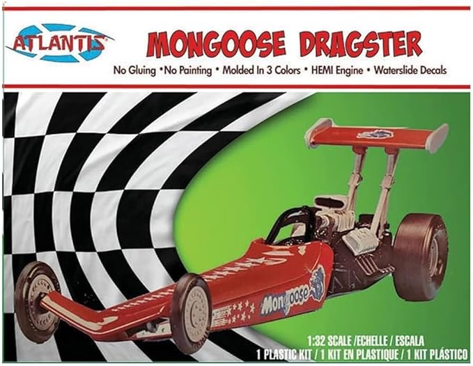 Atlantis 1/32 Snap American Rail Dragster