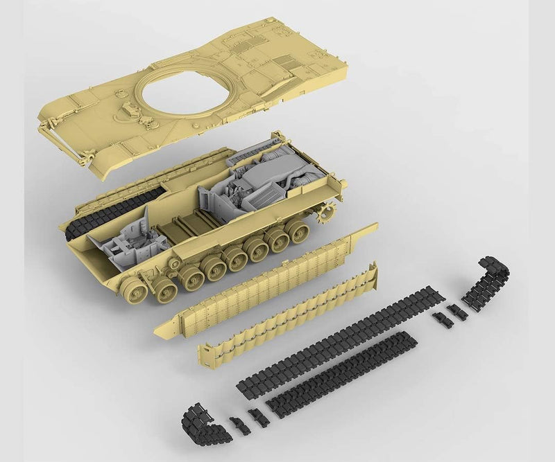 Rye Field Model 5026 M1A2 Tusk I Tusk II w/Interior 1:35