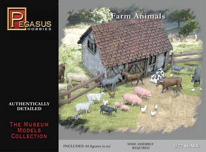 Pegasus 7052 1/72 FARM ANIMALSTUNNEL