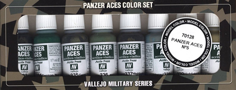 Vallejo Acrylic Paints 70128 German Crew Uniform Paint Set (8-Pack)