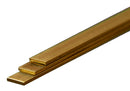 K&S Engineering 9843 Brass Strip, 1mm x 6mm x 300mm (3)