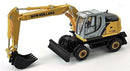Herpa HO 6480 New Holland We170 Wheeled Excavator, Yellow, Black