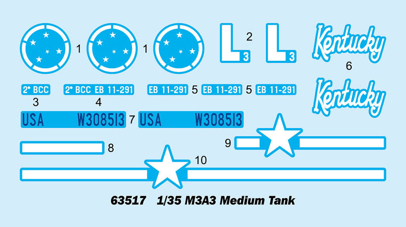 I Love Kit 63517 1:35 M3A3 Medium Tank