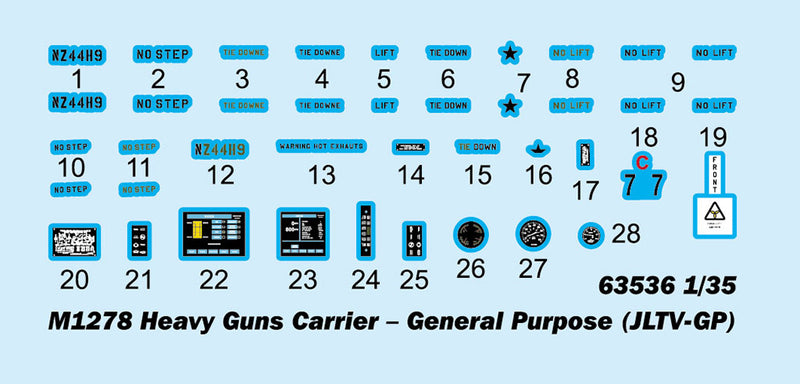 I Love Kit 63536 1:35 M1278 Heavy Guns Carrier – General Purpose (JLTV-GP)