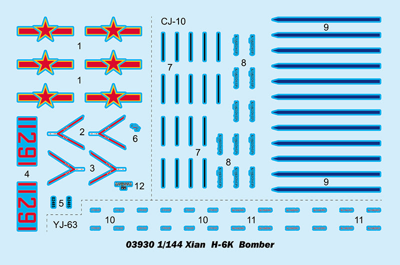 Trumpeter Xian H-6K Bomber 03930 1:144